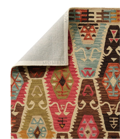 Rustic Geometric Wool Hooked Runner | L.L.Bean Everyday