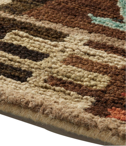 Rustic Geometric Wool Hooked Runner | L.L.Bean Everyday