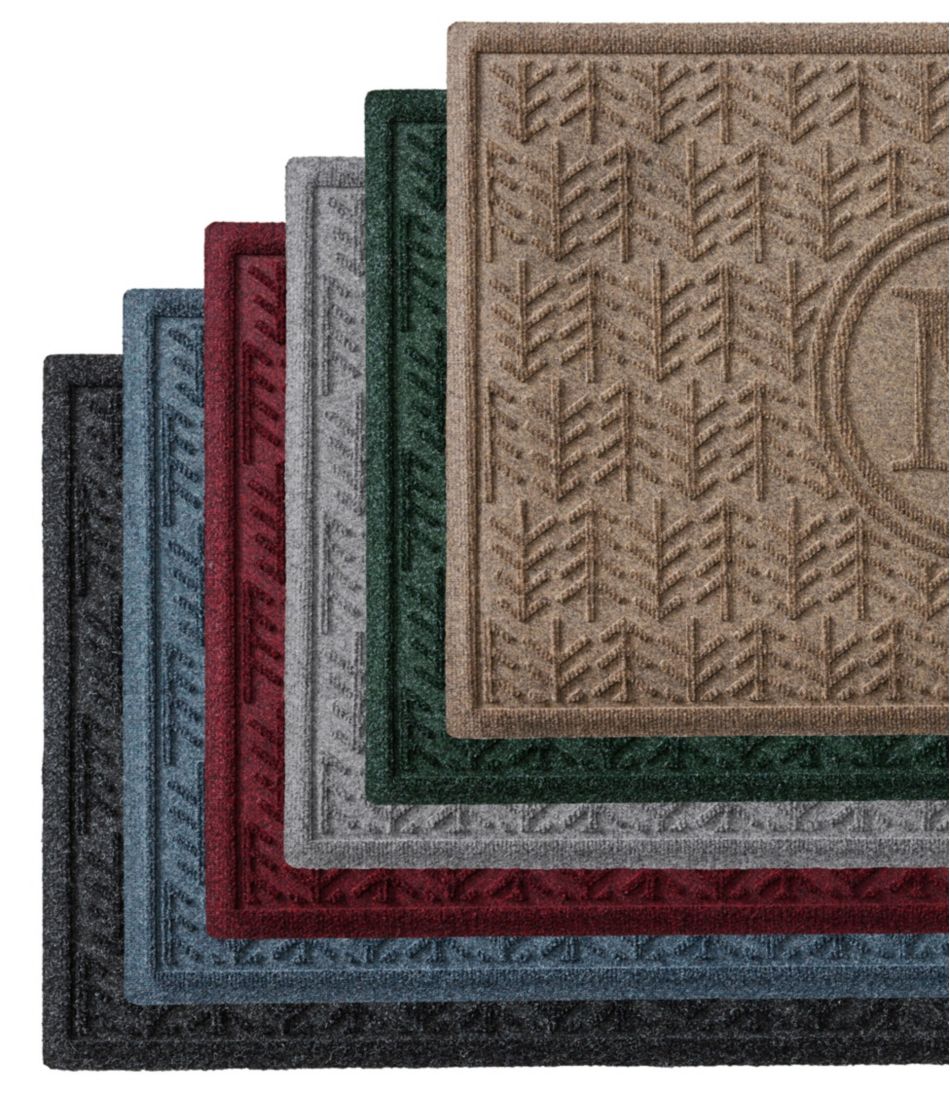 Everyspace Recycled Waterhog Doormat, Trees, Personalized | L.L.Bean Value