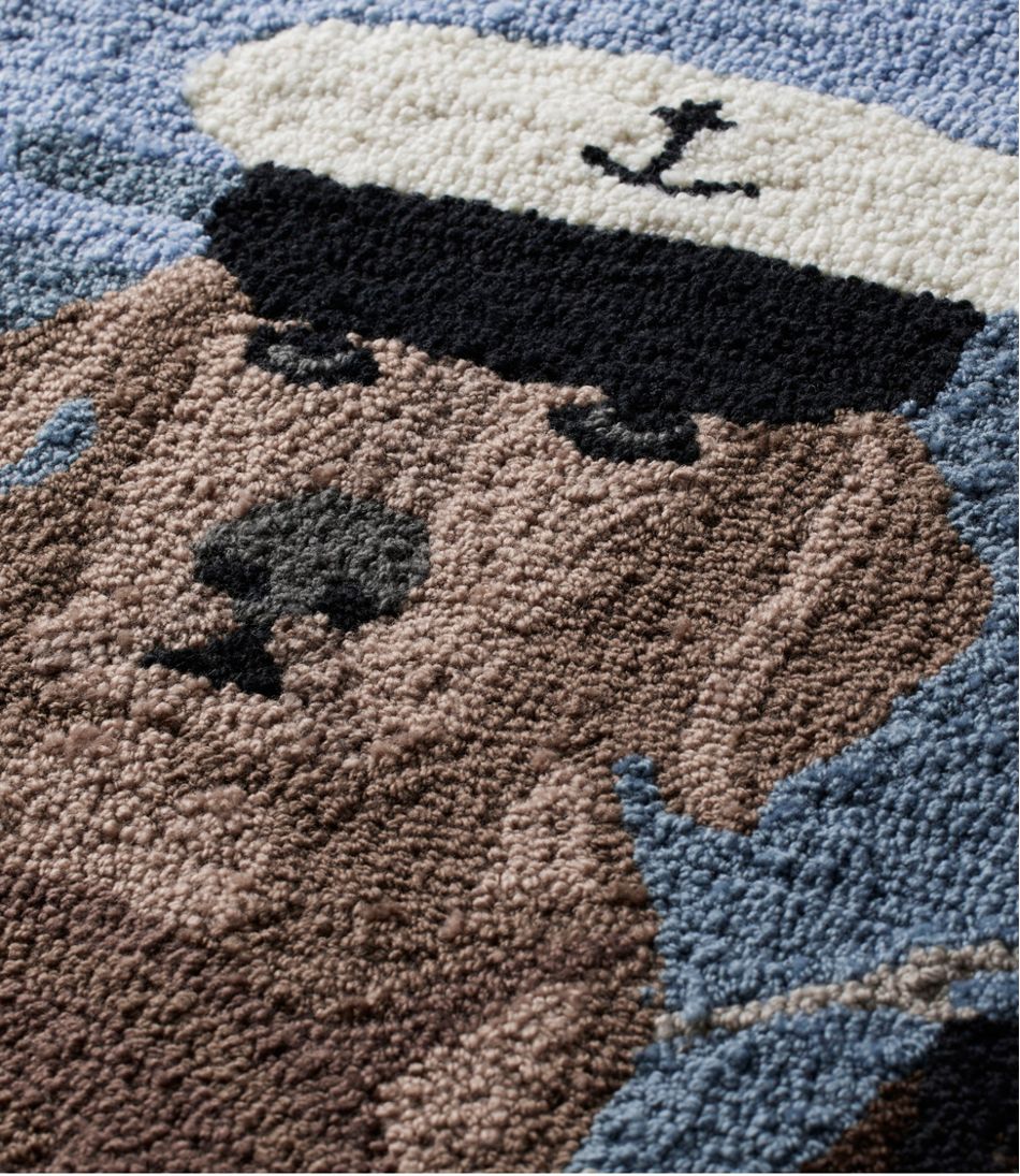 Indoor/Outdoor Vacationland Rug, Seaside Dogs | L.L.Bean Great Value