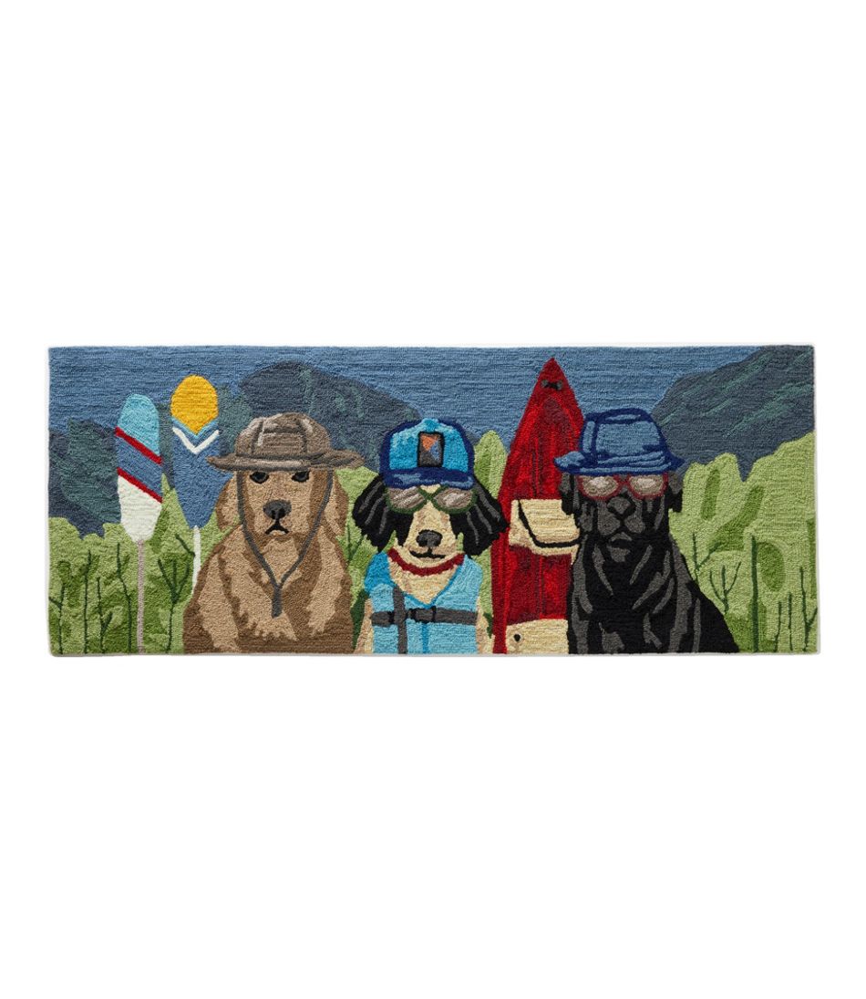 Indoor/Outdoor Vacationland Runner, Paddle Sports Dogs | L.L.Bean Featured