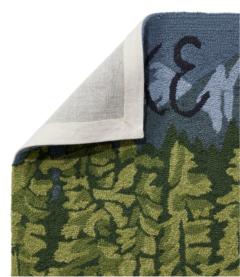 Indoor/Outdoor Vacationland Runner, Lakeside Mountain Scene | L.L.Bean Popular