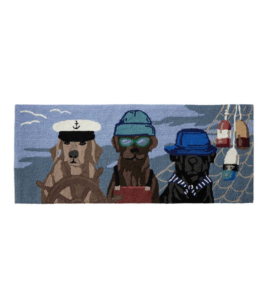 Indoor/Outdoor Vacationland Runner, Seaside Dogs | L.L.Bean Recommended