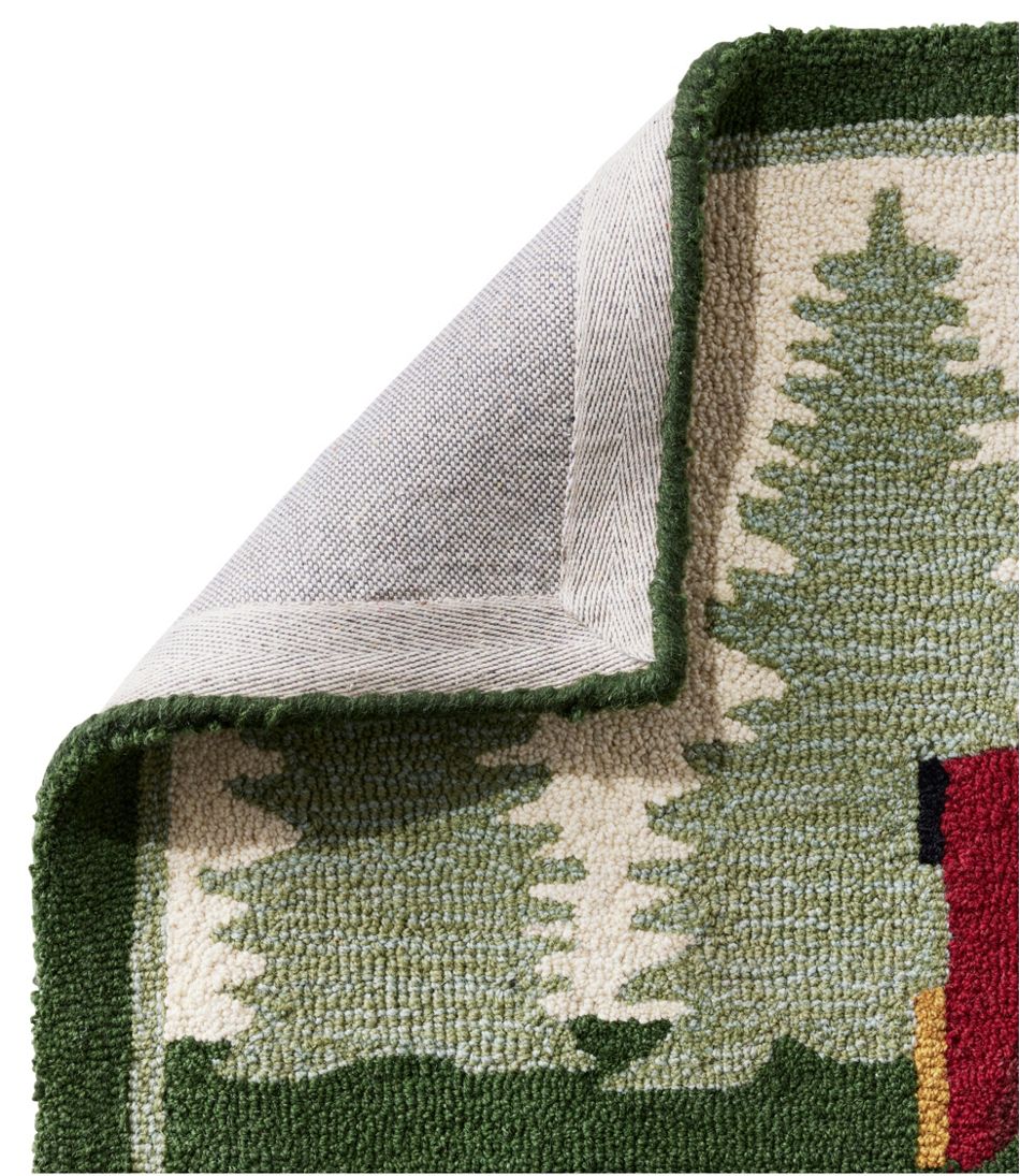 Wool Hooked Novelty Runner, Dog Caravan | L.L.Bean Exclusive