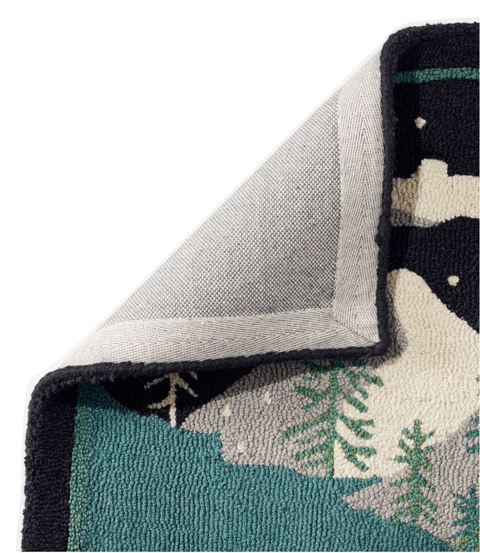Wool Hooked Runner, Winter Woods | L.L.Bean Signature