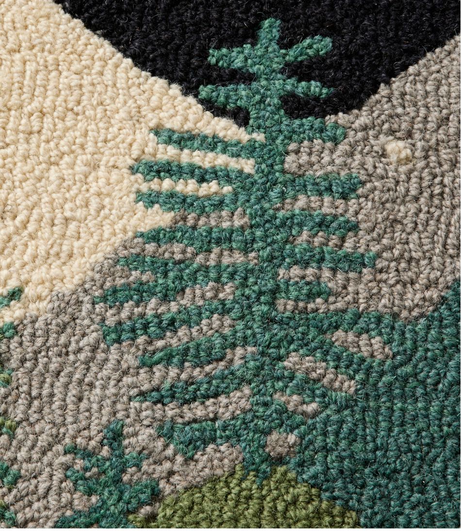 Wool Hooked Runner, Winter Woods | L.L.Bean Signature