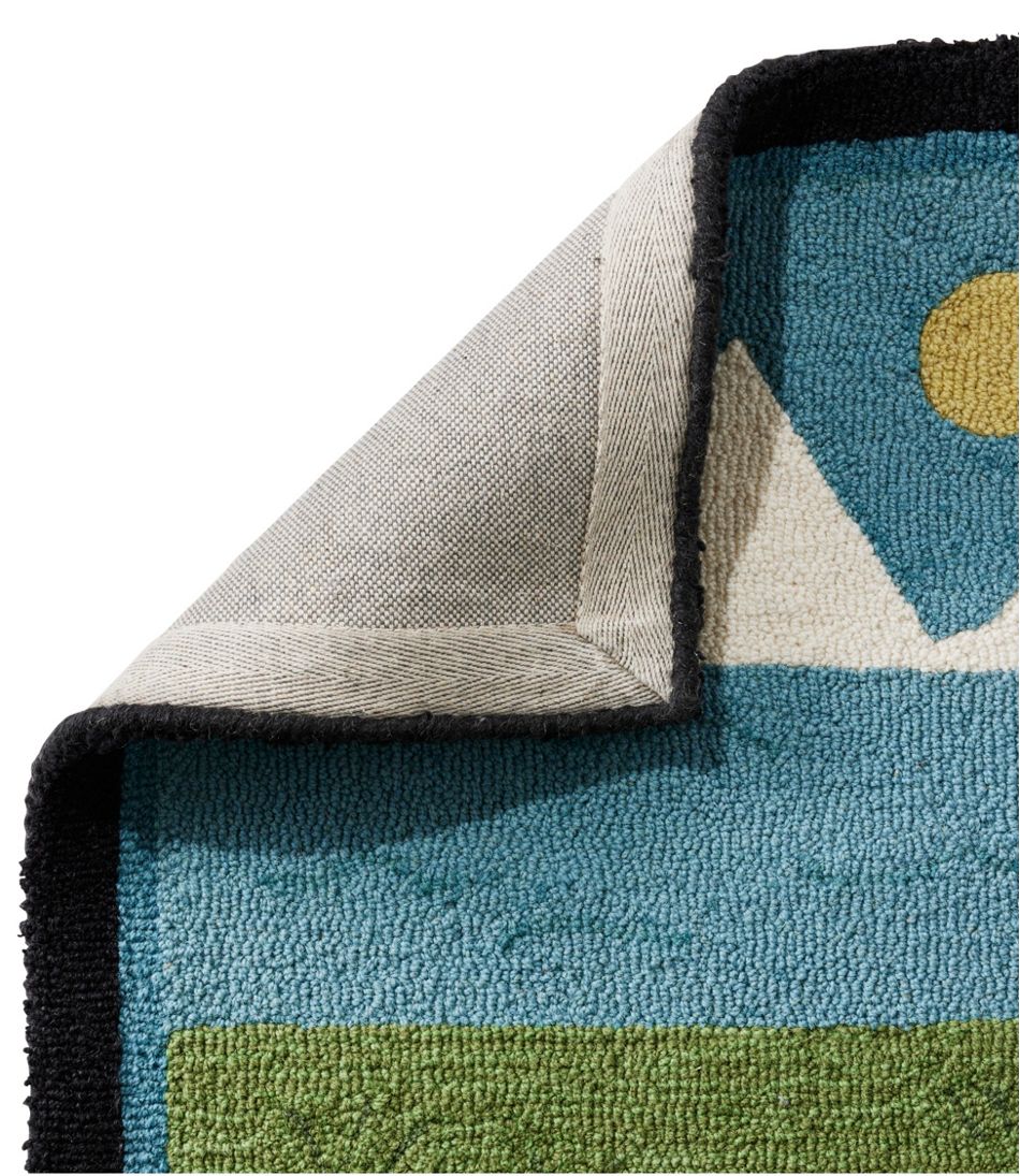 Wool Hooked Novelty Runner, Lakeside Labs | L.L.Bean Classic