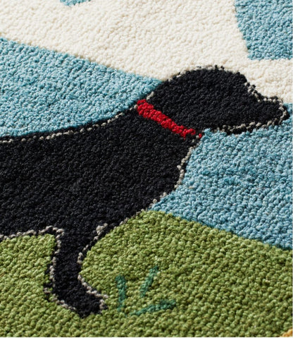 Wool Hooked Novelty Runner, Lakeside Labs | L.L.Bean Classic