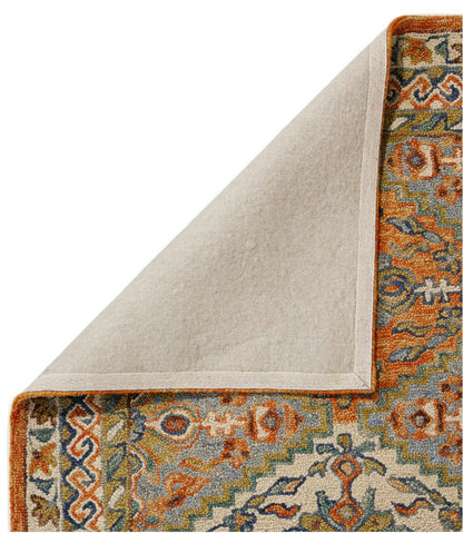 Bordered Medallion Wool Tufted Rug | L.L.Bean Essential