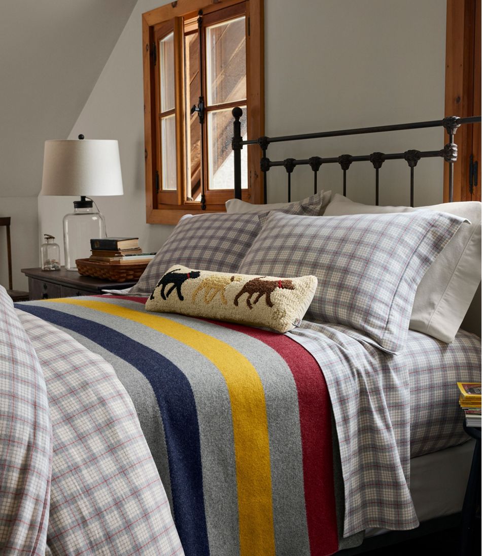 Wool Hooked Throw Pillow, Lab Trio, 8" x 24" | L.L.Bean Latest