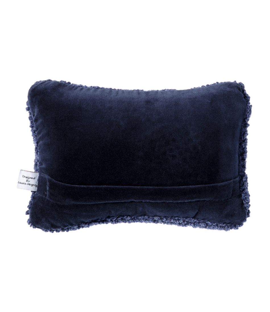 Wool Hooked Throw Pillow, Whale, 8" x 12" | L.L.Bean Signature