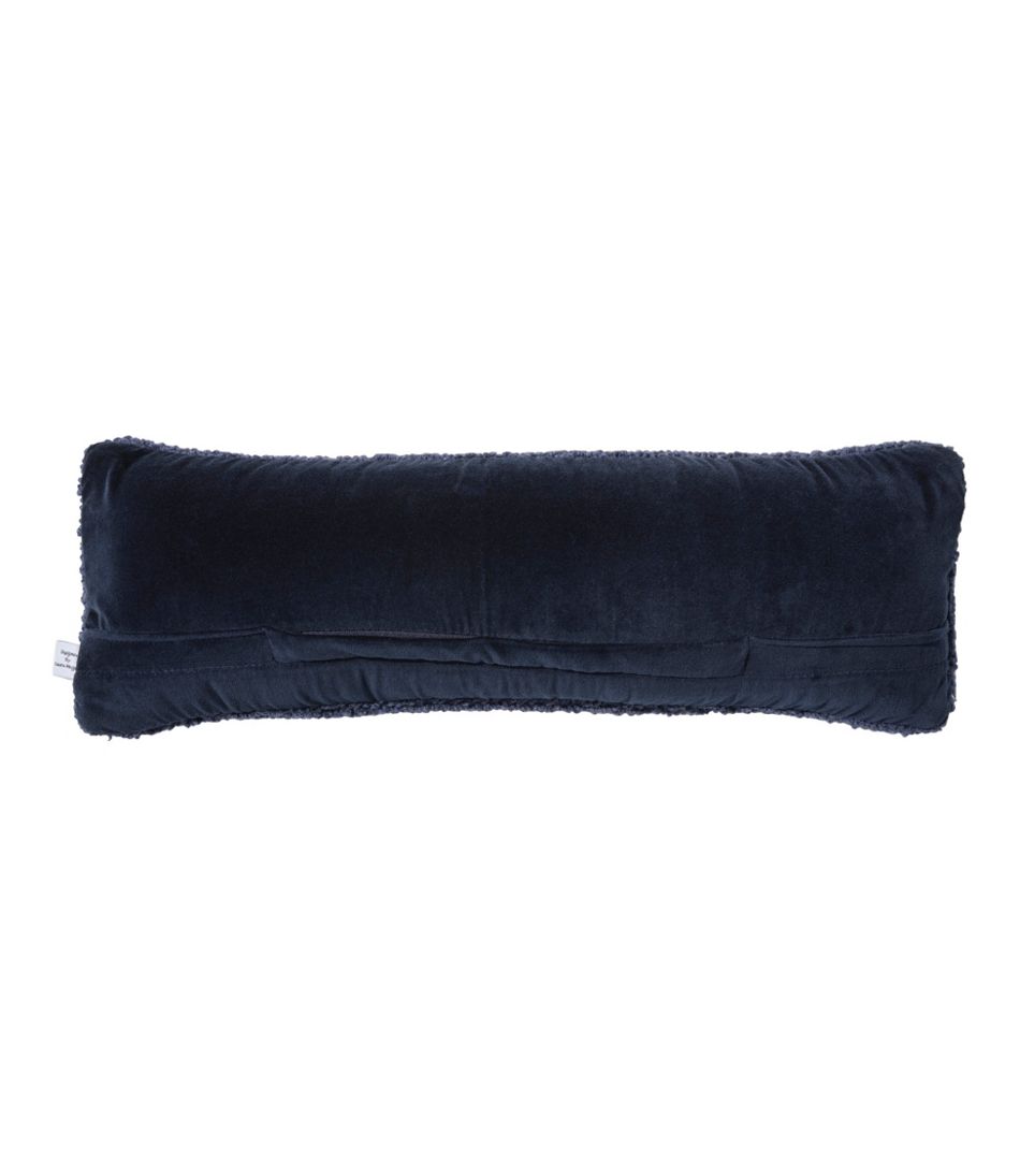 Wool Hooked Throw Pillow, Whale, 8" x 24" | L.L.Bean Value