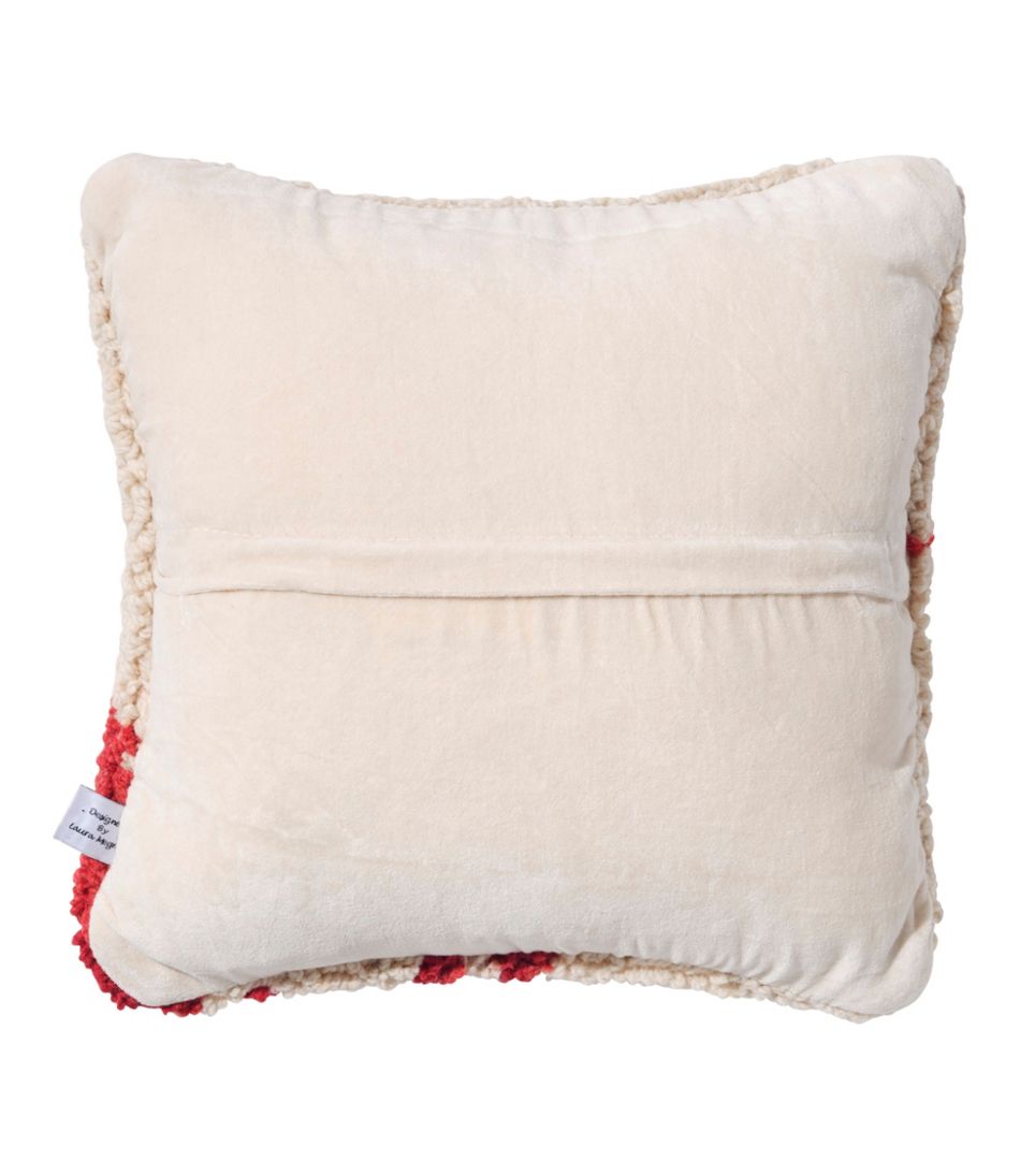 Wool Hooked Throw Pillow, Red Lobster, 14" x 14" | L.L.Bean Featured