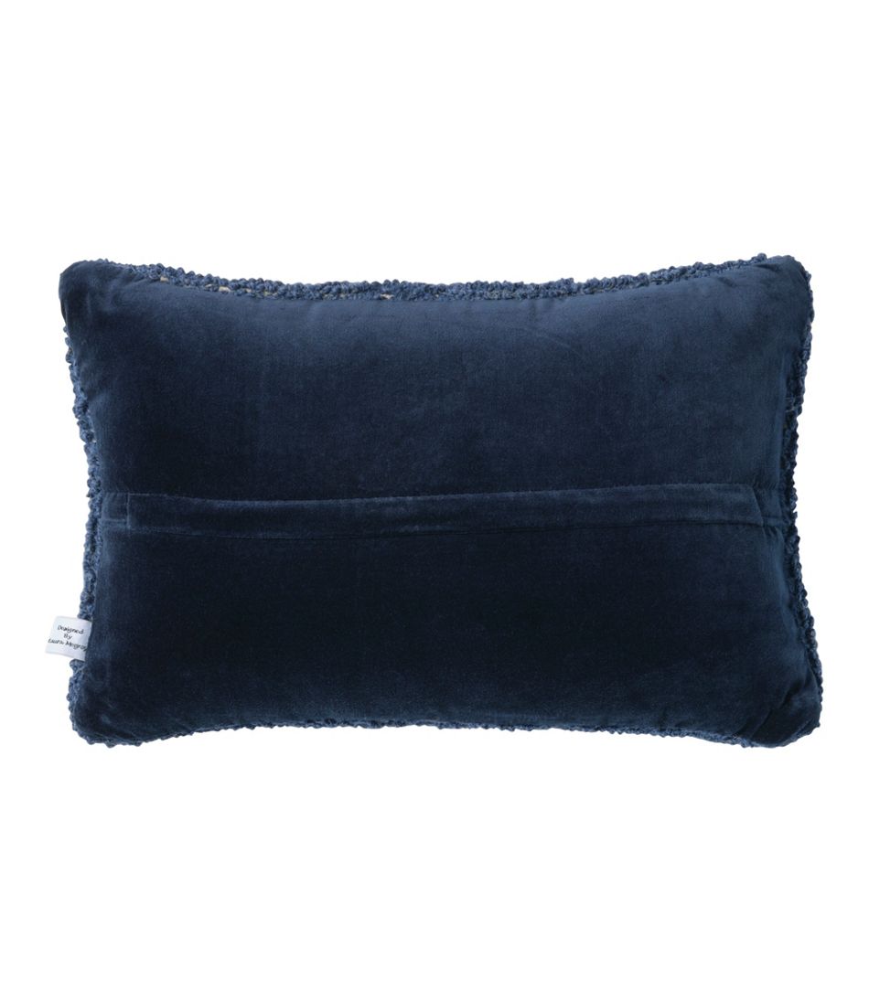 Wool Hooked Throw Pillow, Whale, 12" x 18" | L.L.Bean Signature