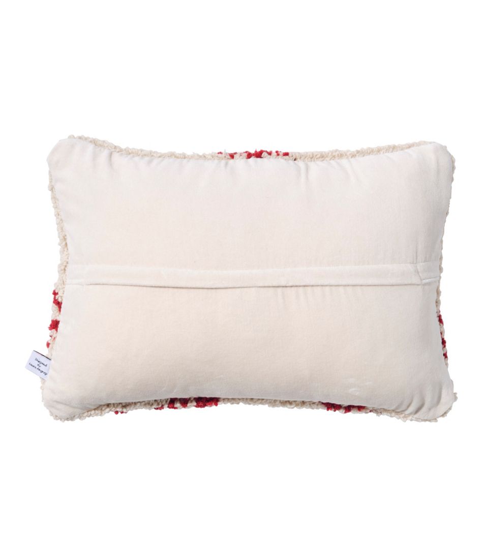 Wool Hooked Throw Pillow, Snowflake, 14" x 20" | L.L.Bean Great Value