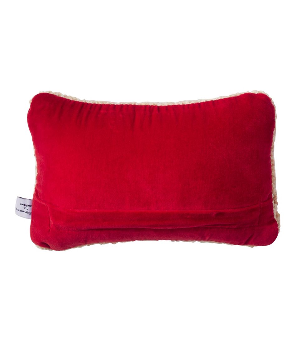 Wool Hooked Throw Pillow, Red Flake, 8" x 12" | L.L.Bean Latest