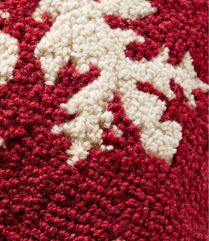 Wool Hooked Throw Pillow, Snowflake, 14" x 14" | L.L.Bean Trending