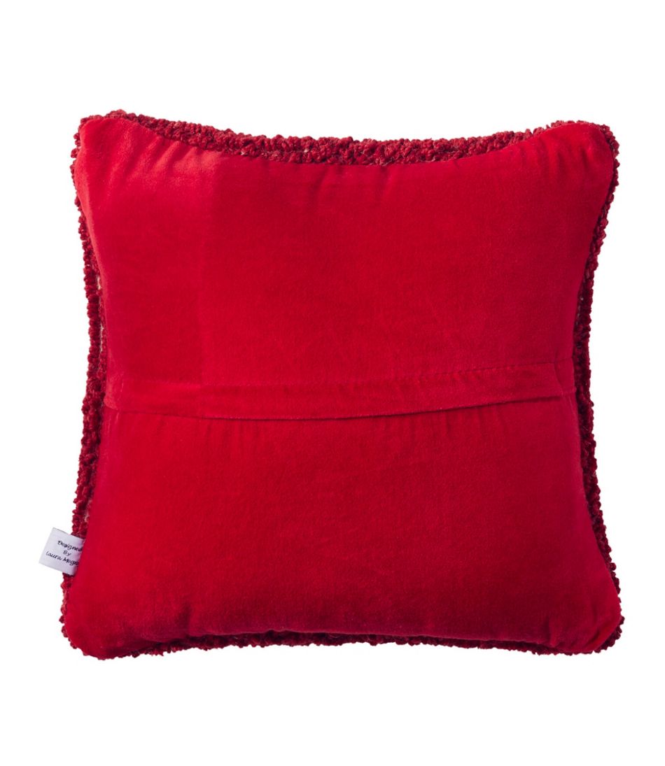 Wool Hooked Throw Pillow, Snowflake, 14" x 14" | L.L.Bean Trending