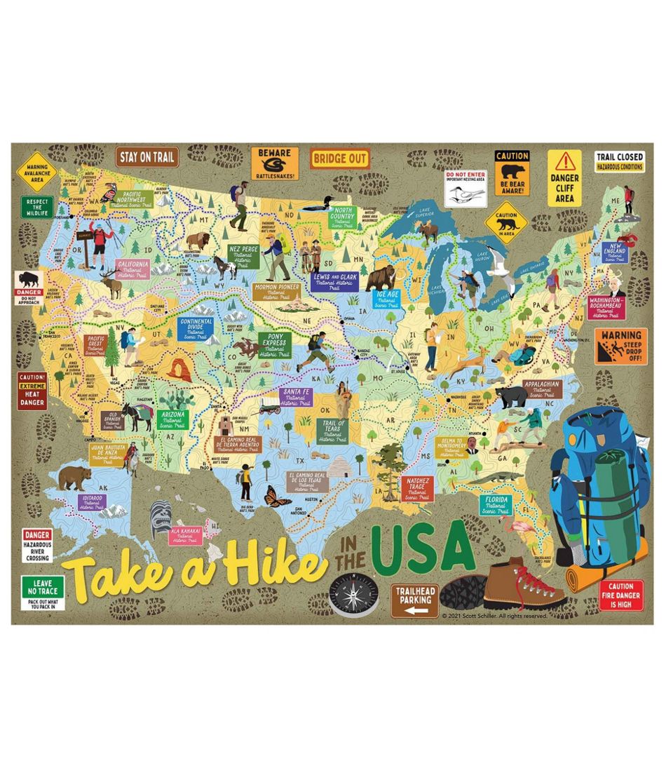 Take A Hike Puzzle, 500 Pieces | L.L.Bean Best Seller