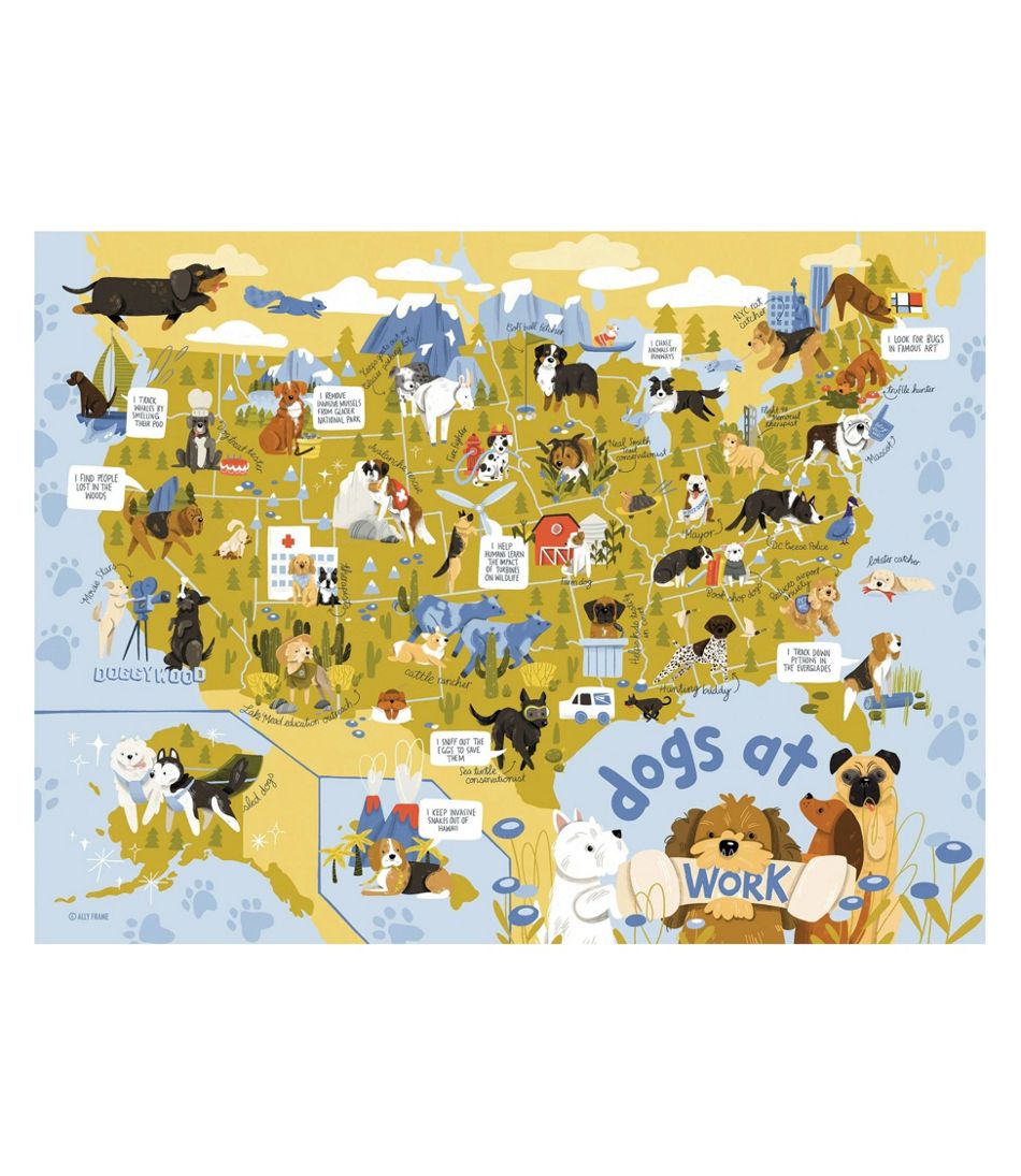 Dogs at Work Puzzle, 500 Pieces | L.L.Bean Everyday