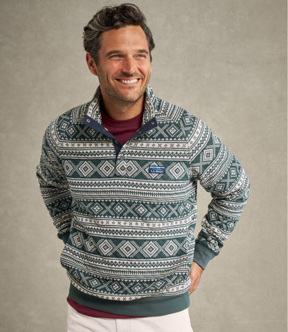 Men's Bean's Quilted Sweatshirt, Mockneck, Print | L.L.Bean Best Seller