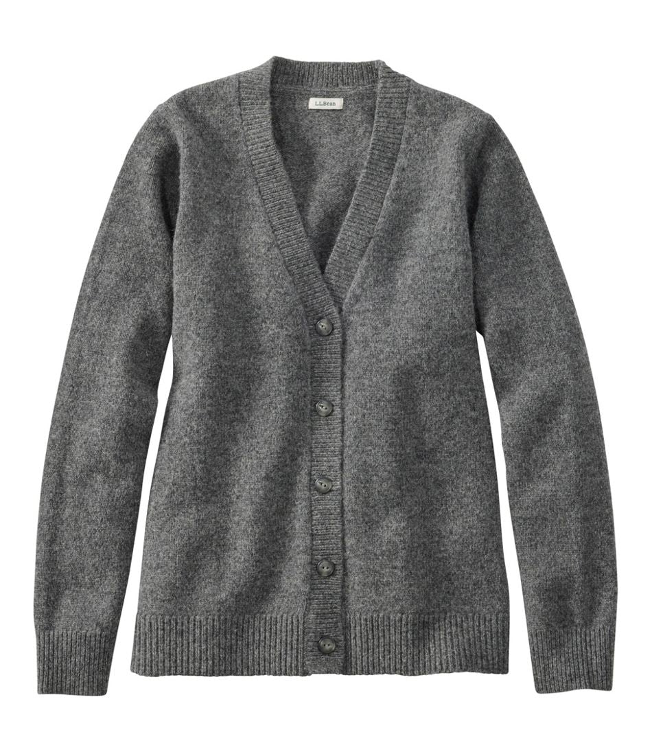 Women's Bean's Classic Ragg Wool Sweater, Button-Front Cardigan | L.L.Bean Exclusive