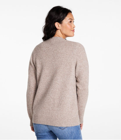 Women's Bean's Classic Ragg Wool Sweater, Button-Front Cardigan | L.L.Bean Exclusive