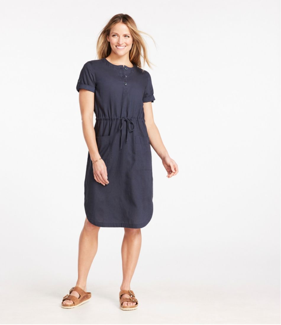 Women's Signature Tencel Linen Blend Woven Dress | L.L.Bean Signature