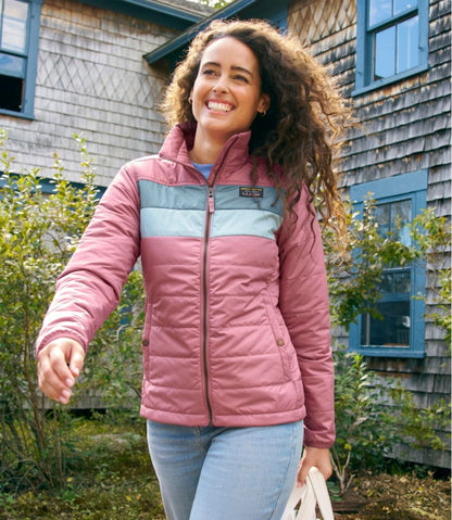Women's Mountain Classic Puffer Jacket, Colorblock | L.L.Bean Everyday