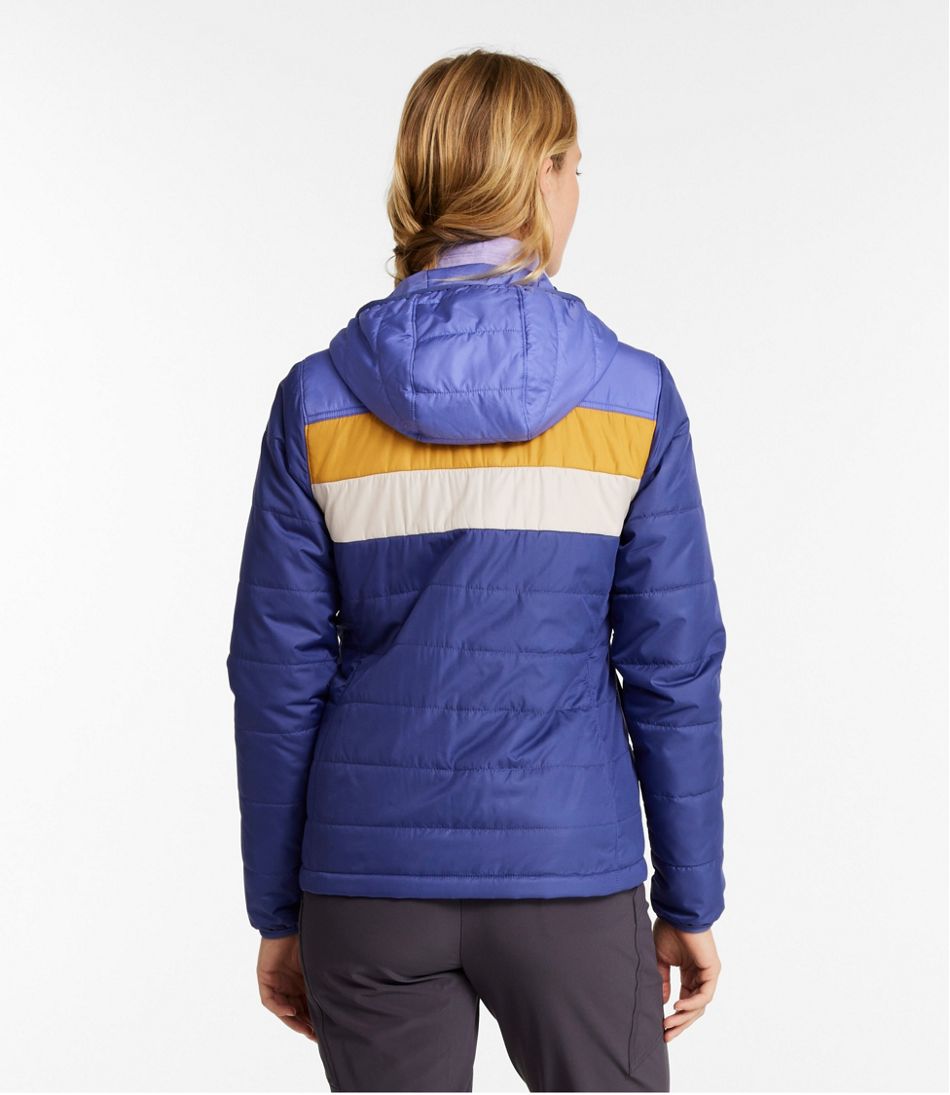 Women's Mountain Classic Puffer Hooded Jacket, Colorblock | L.L.Bean Great Value