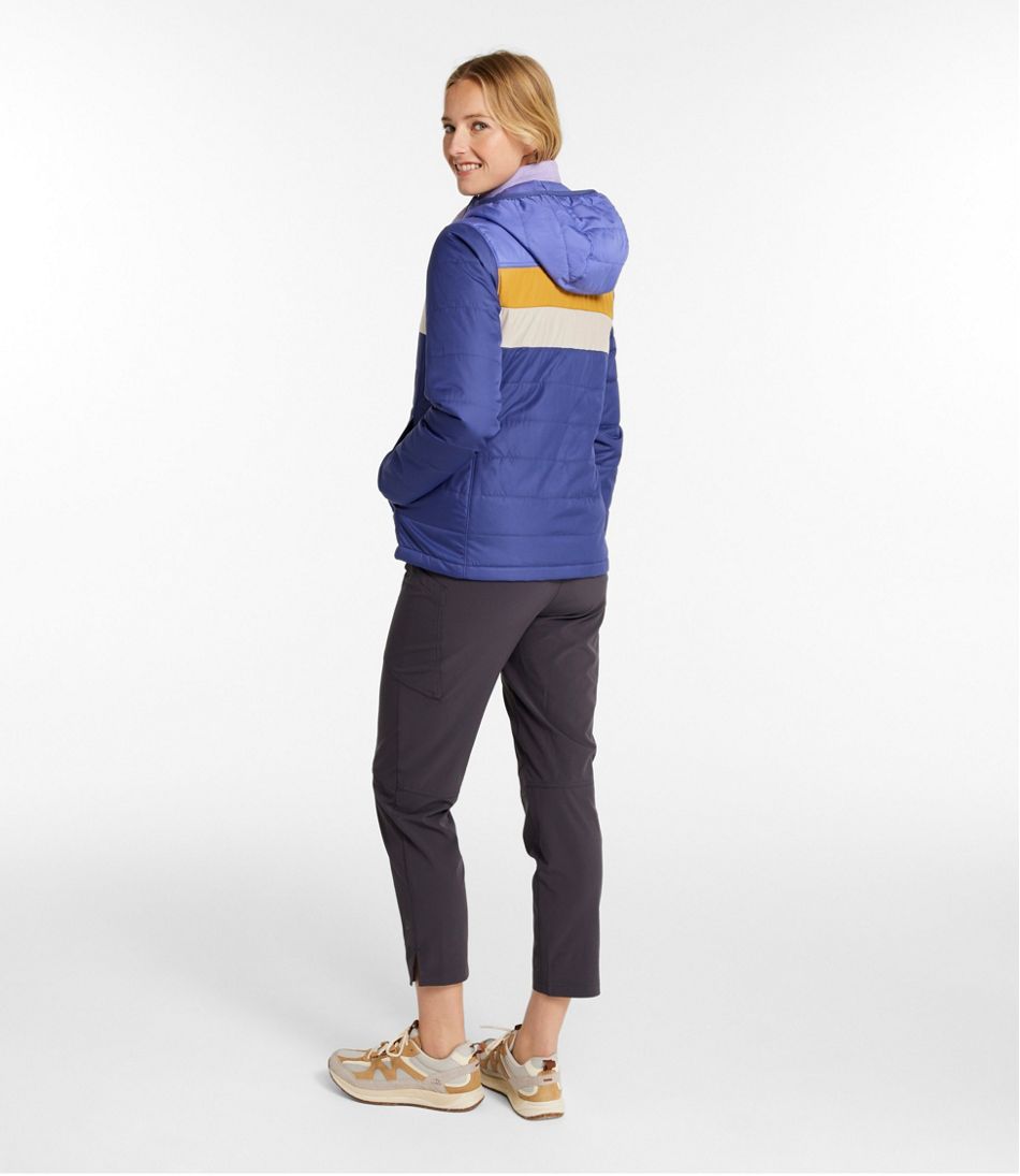 Women's Mountain Classic Puffer Hooded Jacket, Colorblock | L.L.Bean Great Value