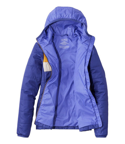 Women's Mountain Classic Puffer Hooded Jacket, Colorblock | L.L.Bean Great Value