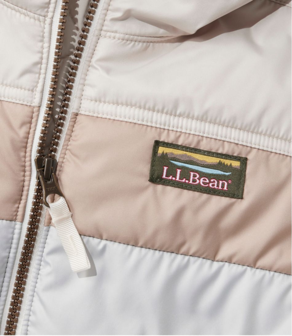 Women's Mountain Classic Puffer Hooded Jacket, Colorblock | L.L.Bean Great Value