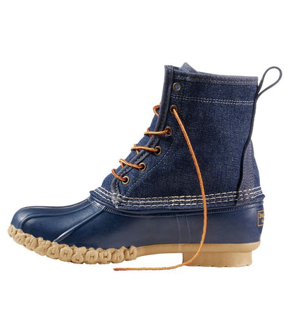 Women's Bean Boots, 8" Denim Insulated Flannel-Lined | L.L.Bean Best Seller