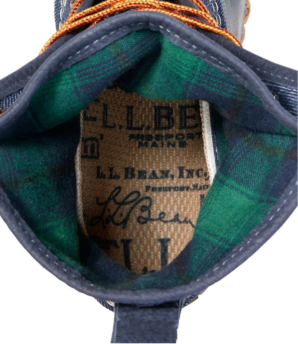 Women's Bean Boots, 8" Denim Insulated Flannel-Lined | L.L.Bean Best Seller