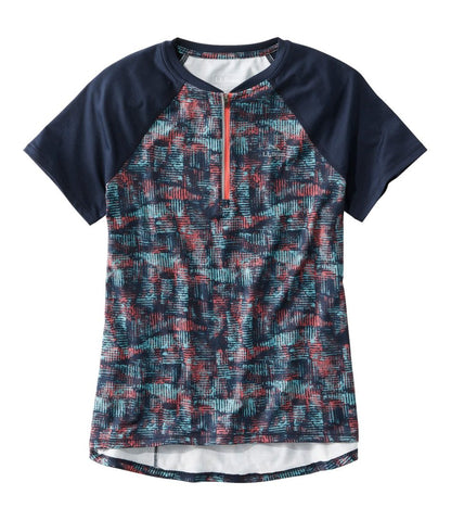 Women's Comfort Cycling Jersey Print Short-Sleeve | L.L.Bean Popular