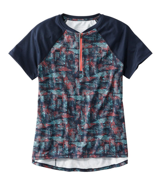 Women's Comfort Cycling Jersey Print Short-Sleeve | L.L.Bean Popular