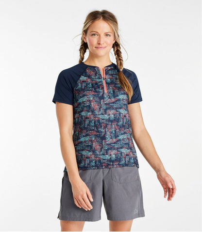 Women's Comfort Cycling Jersey Print Short-Sleeve | L.L.Bean Popular