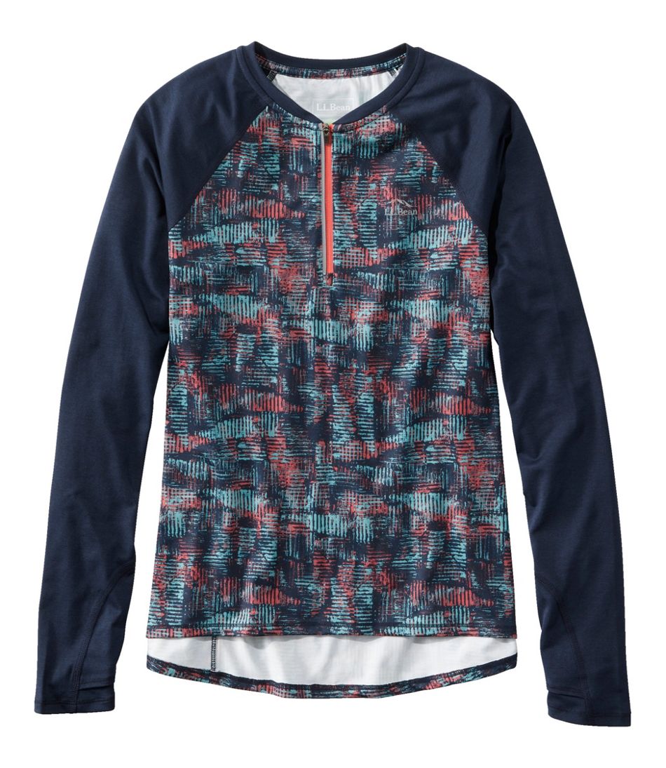 Women's Comfort Cycling Jersey, Long-Sleeve Print | L.L.Bean Trending