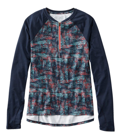 Women's Comfort Cycling Jersey, Long-Sleeve Print | L.L.Bean Trending