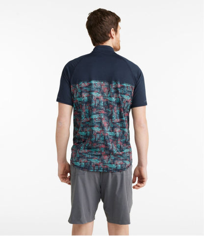 Men's Comfort Cycling Jersey, Short-Sleeve Print | L.L.Bean Best Seller