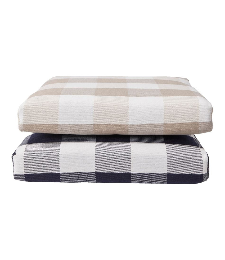All-Weather Folding/Armless Chair Cushion, Buffalo Plaid | L.L.Bean Signature