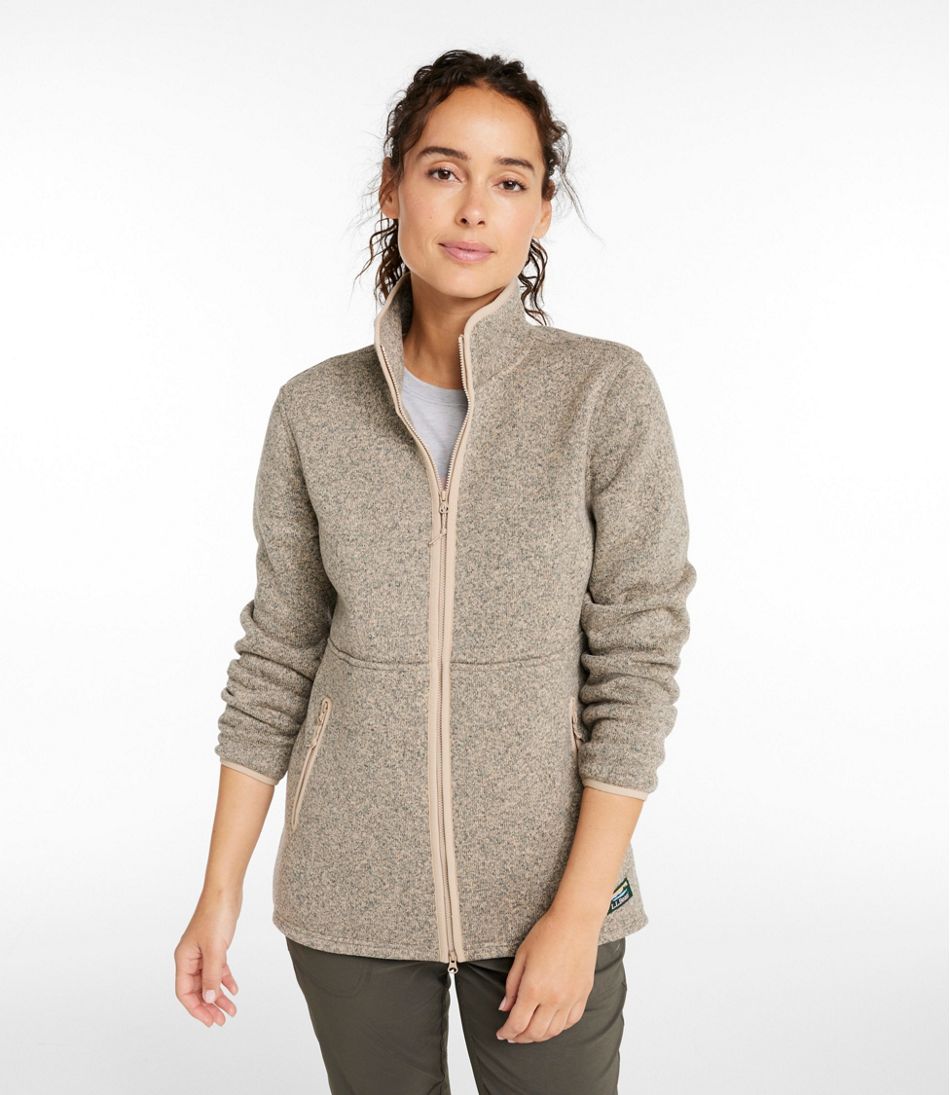 Women's Bean's Sweater Fleece Full-Zip Coat | L.L.Bean Best Seller