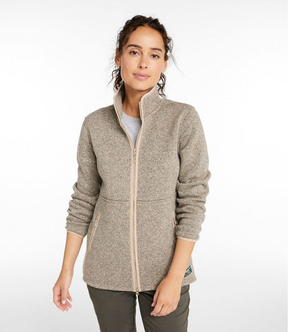 Women's Bean's Sweater Fleece Full-Zip Coat | L.L.Bean Best Seller