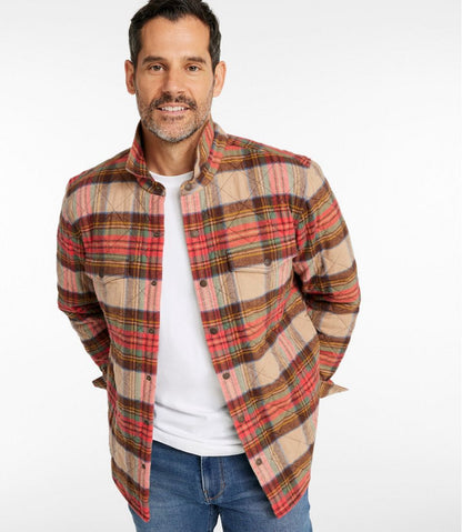 Men's Quilted Scotch Plaid Flannel Shirt Jac | L.L.Bean Recommended