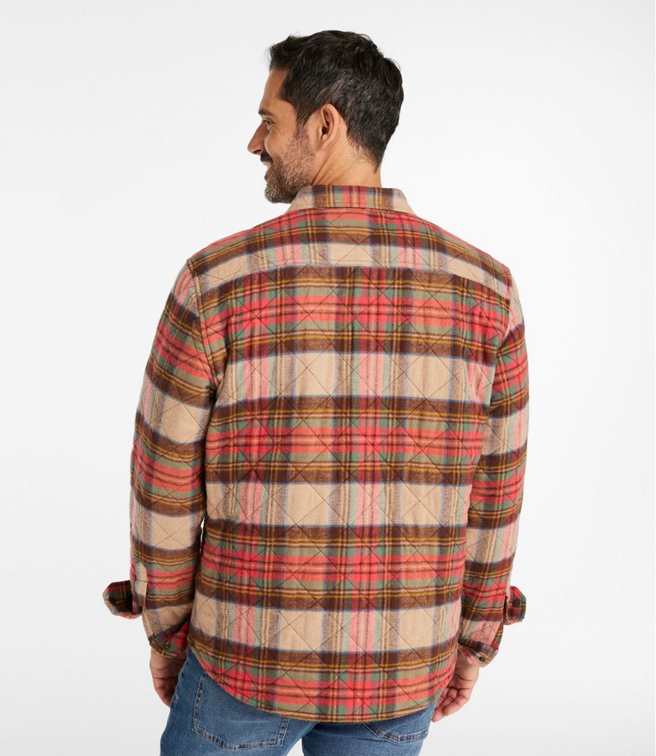Men's Quilted Scotch Plaid Flannel Shirt Jac | L.L.Bean Recommended