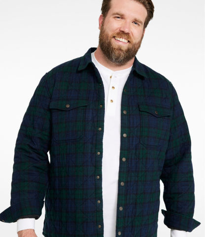 Men's Quilted Scotch Plaid Flannel Shirt Jac | L.L.Bean Recommended