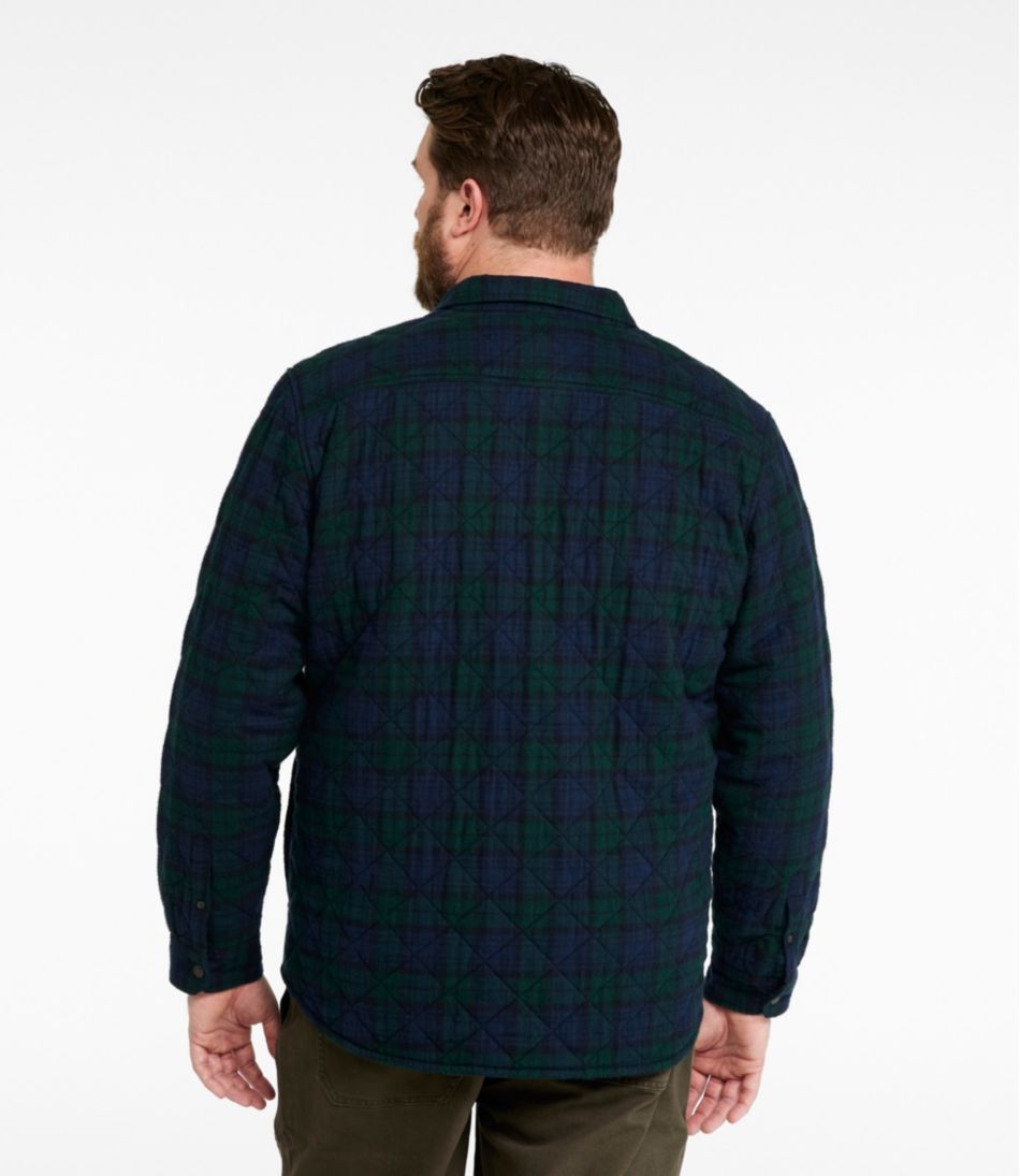 Men's Quilted Scotch Plaid Flannel Shirt Jac | L.L.Bean Recommended