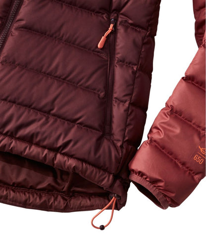 Women's Bean's Down Hooded Jacket, Colorblock | L.L.Bean Essential