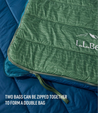 Adults' L.L.Bean Puffer Sleeping Bag, 40° Print | L.L.Bean Value